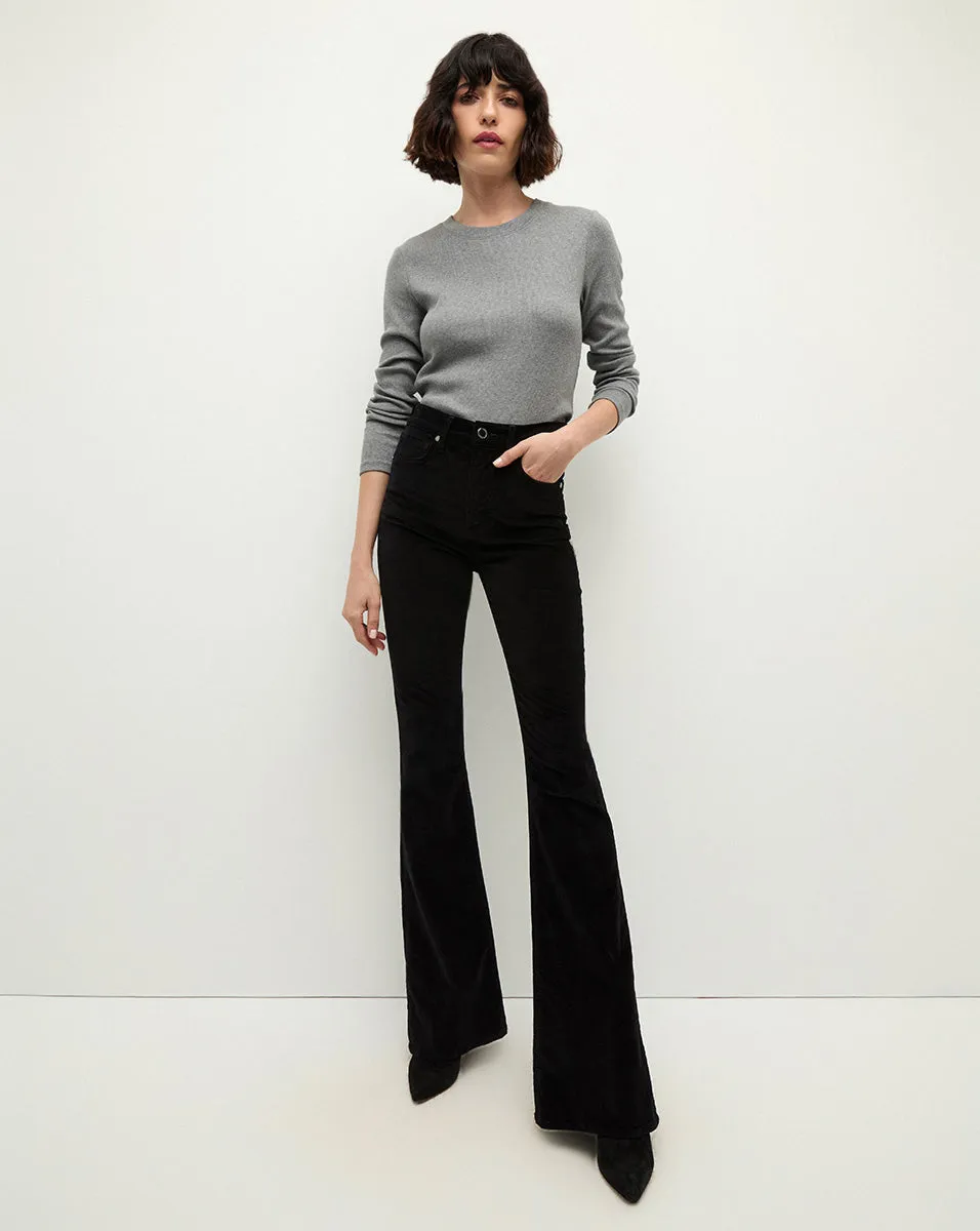 Beverly Velvet Skinny-Flare Pant