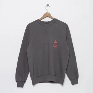 Cunha Sweatshirt (Ash   Red Logo)