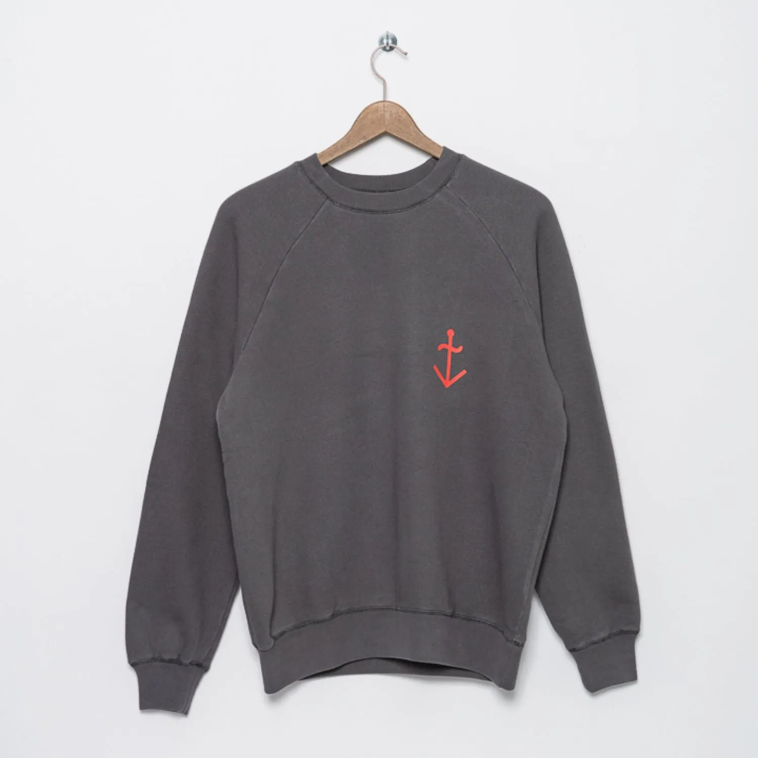 Cunha Sweatshirt (Ash   Red Logo)