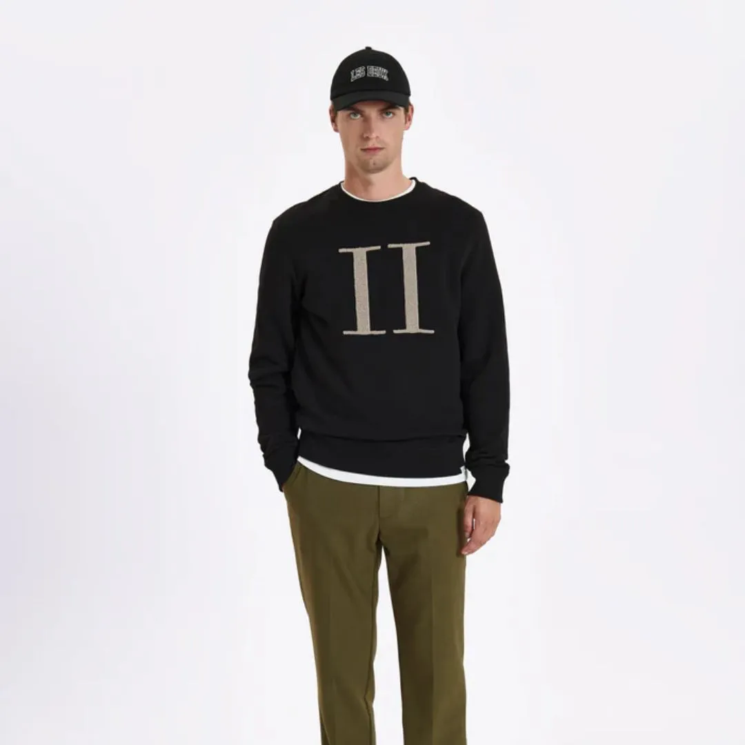 Encore Boucle Sweatshirt (Black   Light Sand)