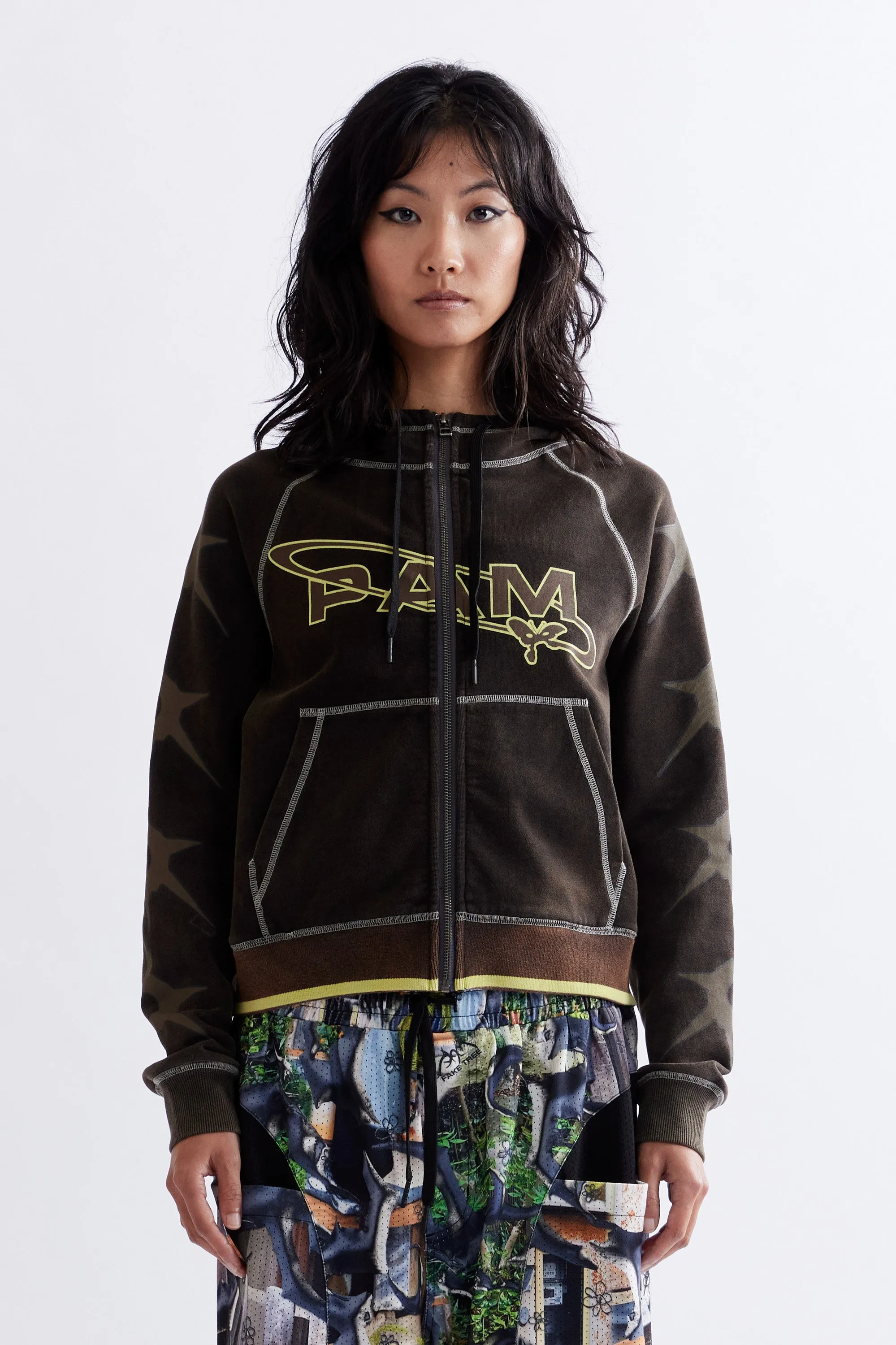 JADE RABBIT HOODED ZIP THRU