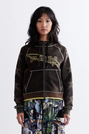 JADE RABBIT HOODED ZIP THRU