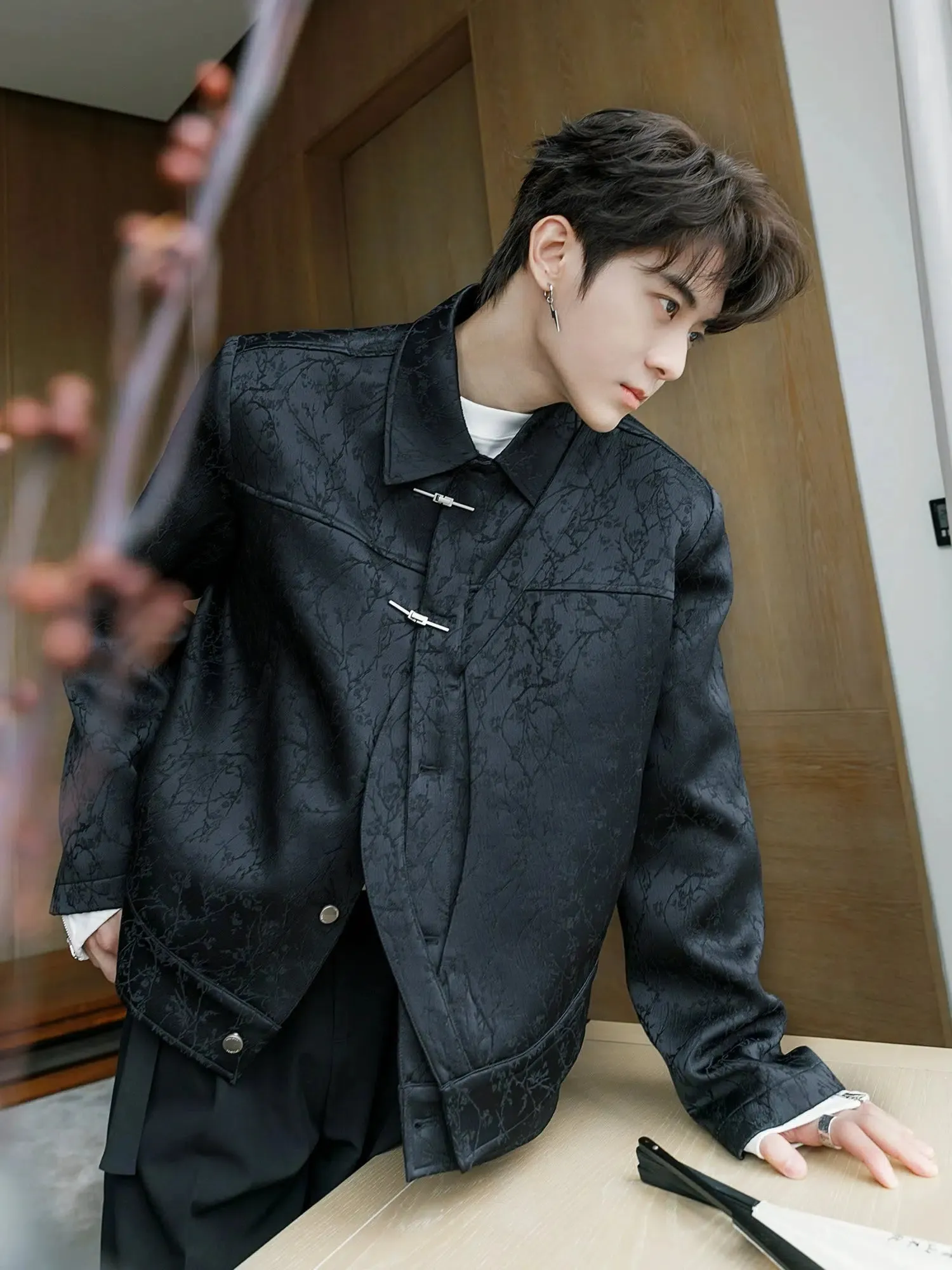 Japanese Style Button-Up Casual Jacket