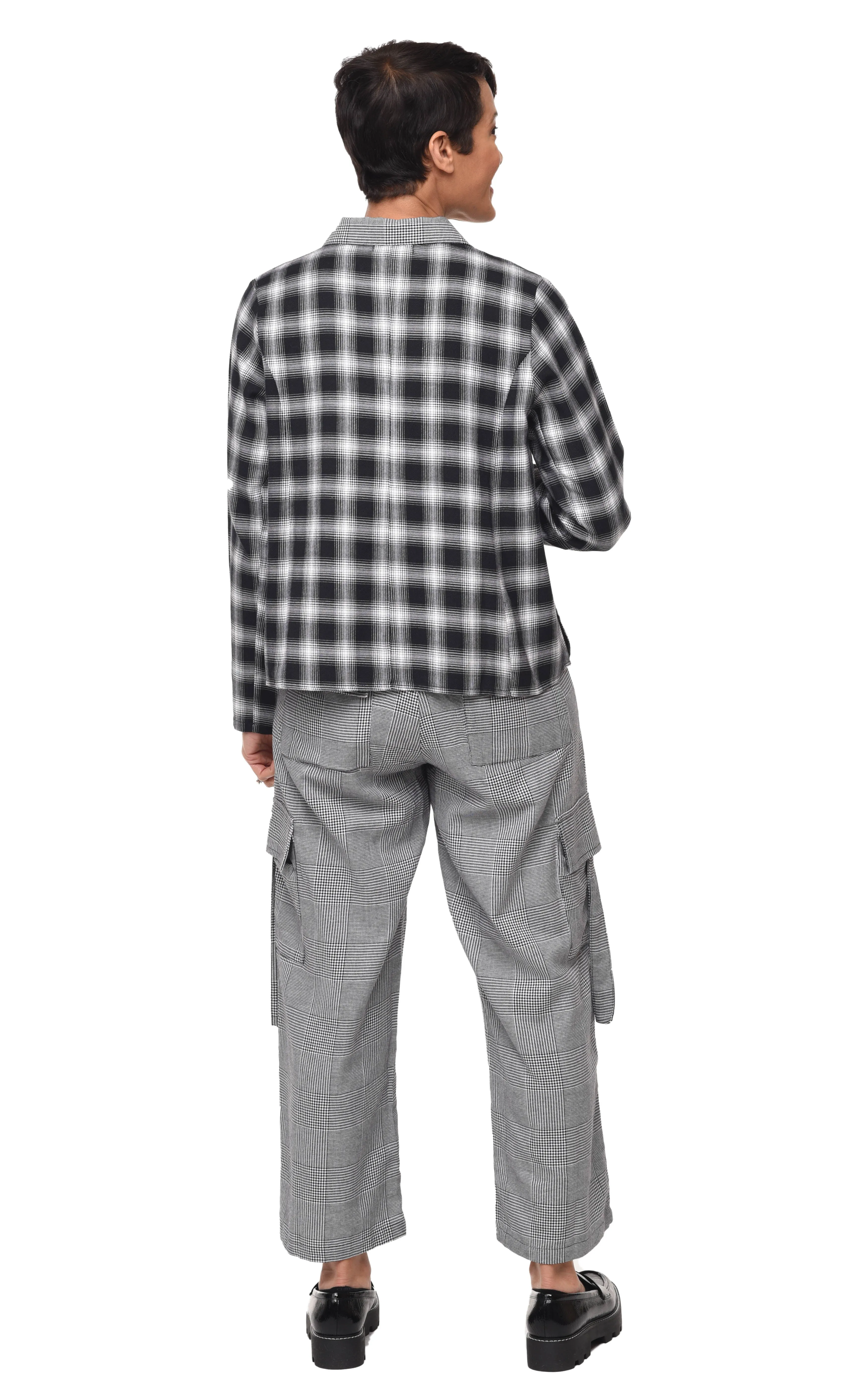 Louise Womens Jacket in Blake Plaid