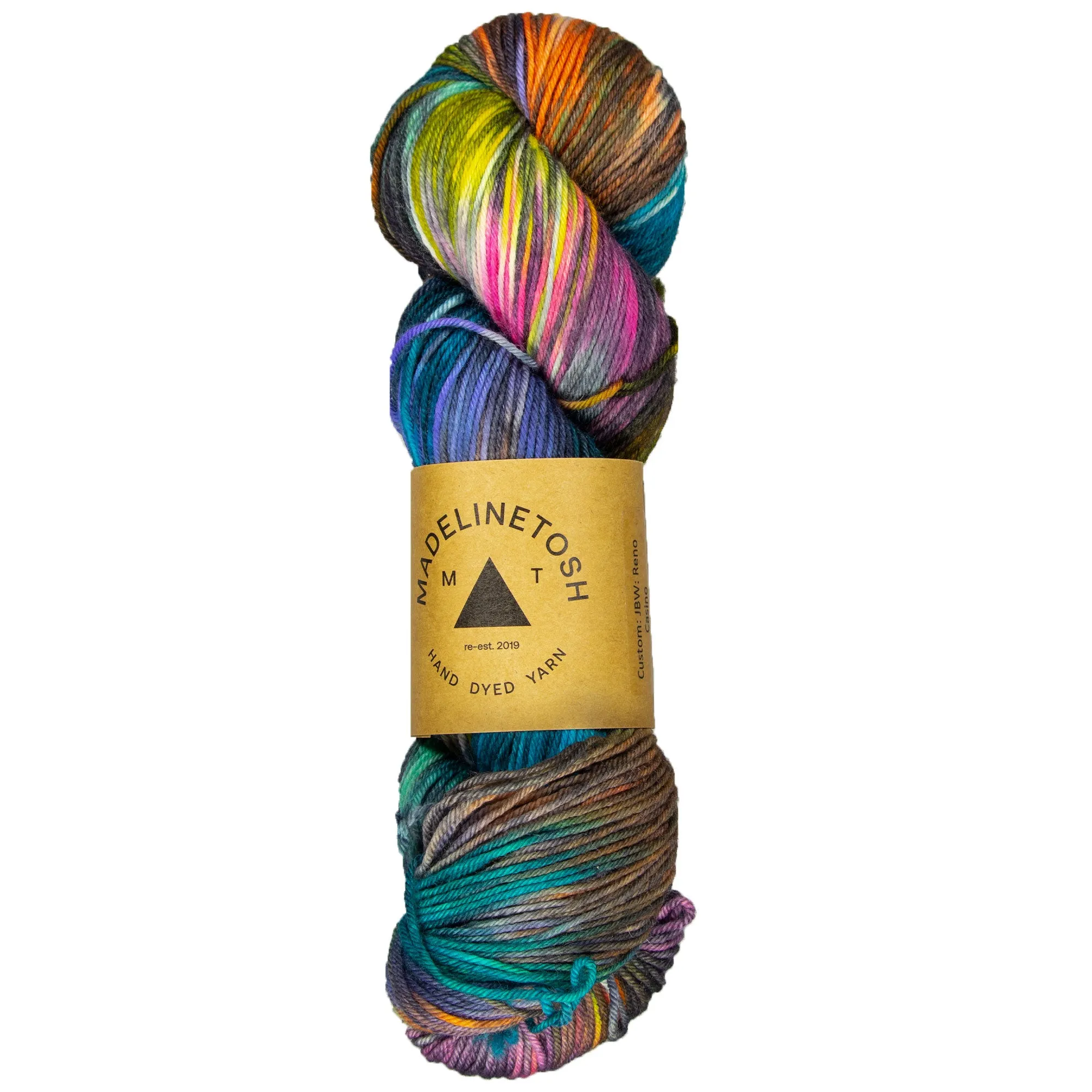 Madelinetosh Woolcycle Sport Yarn - Custom: JBW: Reno Casino