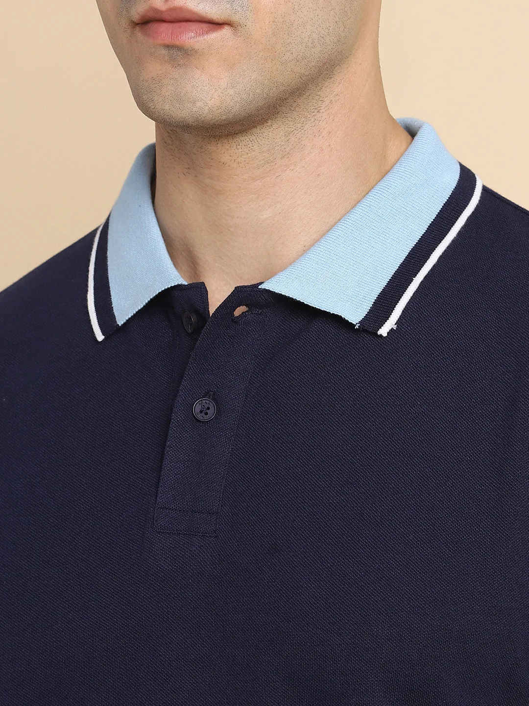 Men's Spread Collar Slim Fit Stripe White Shirts
