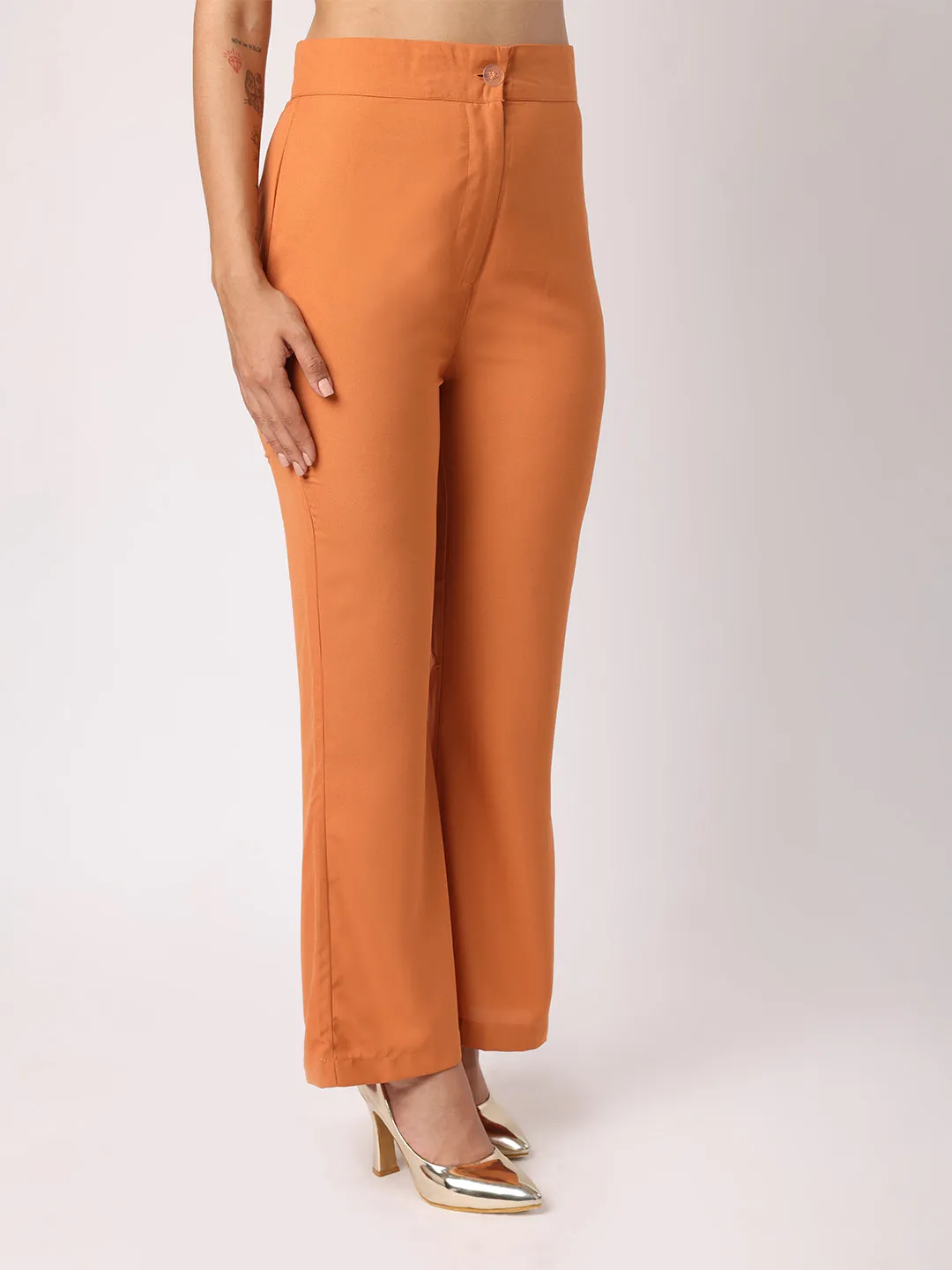 One- Shoulder Top With Trousers