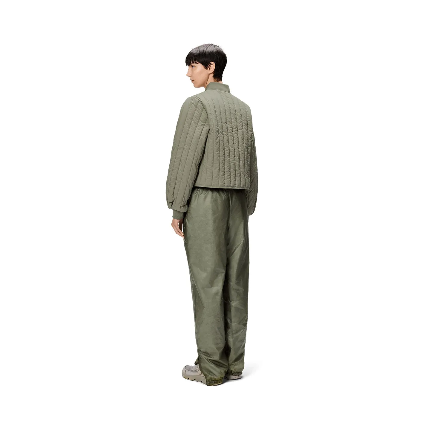 Rains Women's Banja Liner Bomber Jacket in Drift