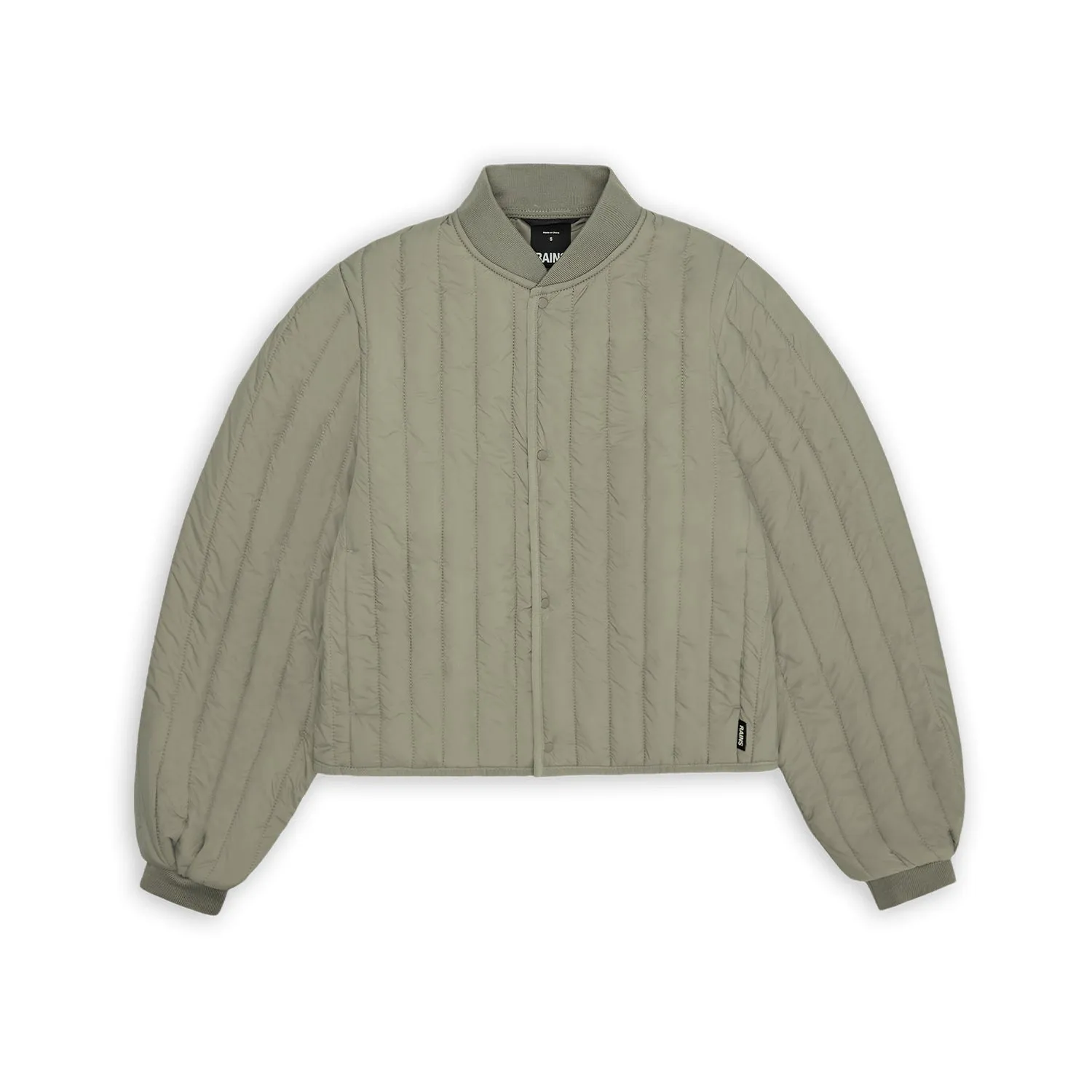 Rains Women's Banja Liner Bomber Jacket in Drift