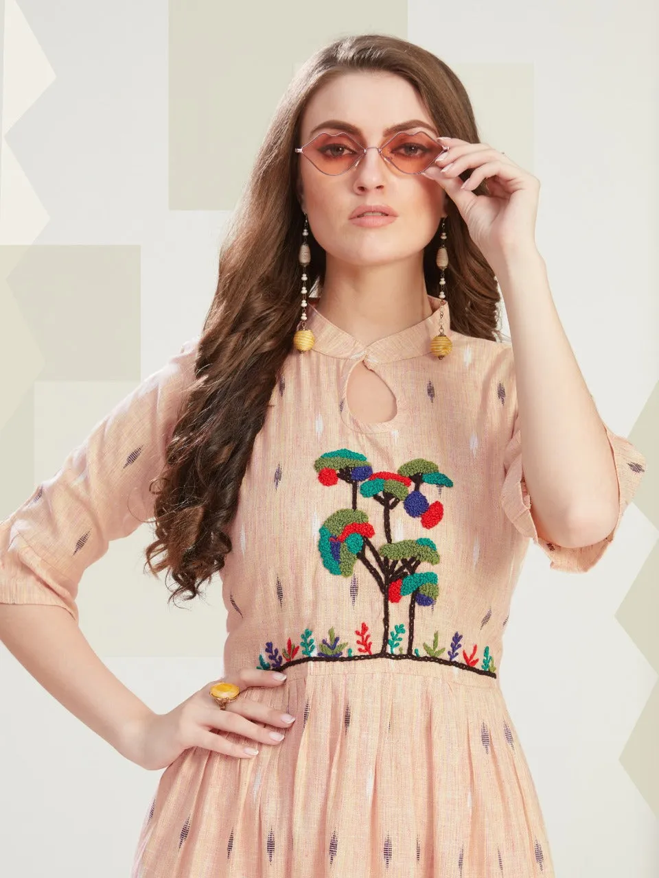 Vf India Presents Outlook Heavy Cotton Casual Wear Kurtis Collection