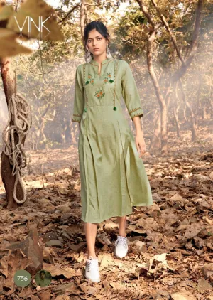 Vink Presents Pheonix Vol 2 Cotton Casual Wear Kurtis Collection