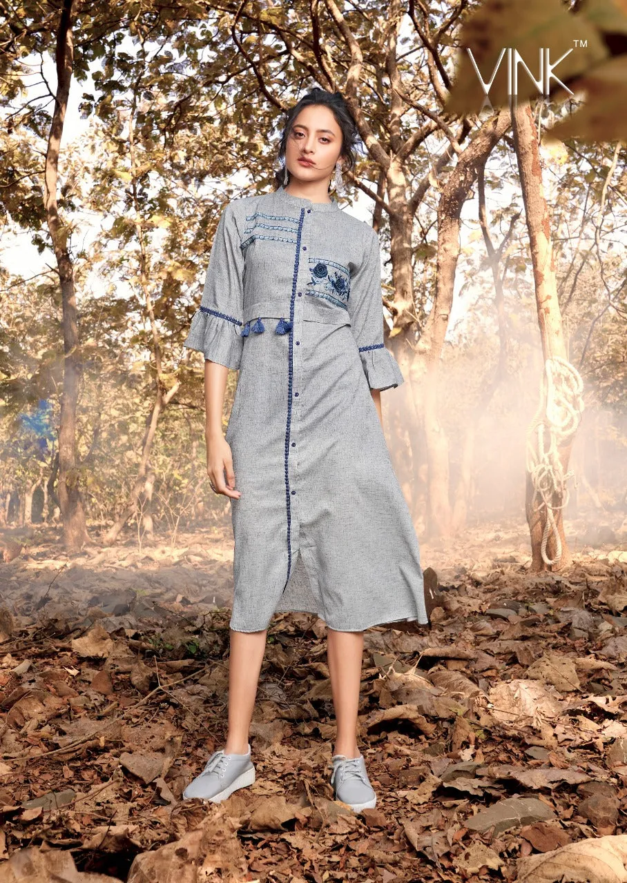 Vink Presents Pheonix Vol 2 Cotton Casual Wear Kurtis Collection